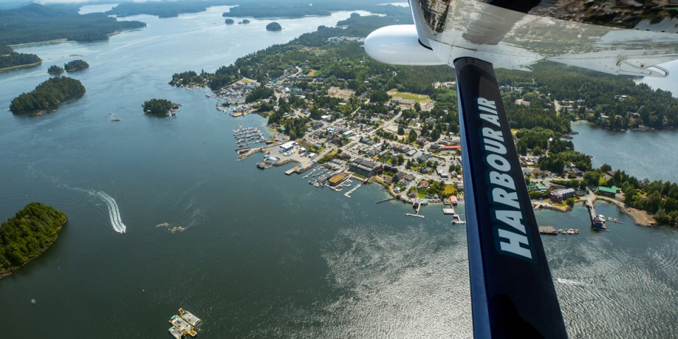 Harbour Air flights to Tofino