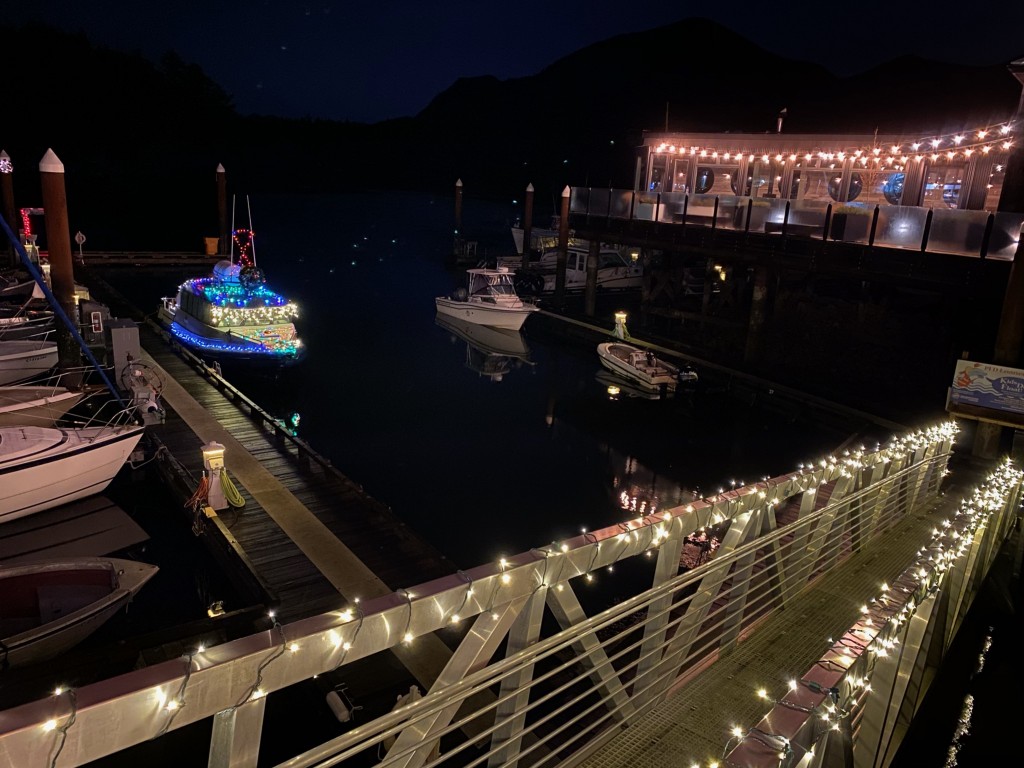 Lighting Up the Holiday Road to Santa's Mailbox in Tofino Tofino