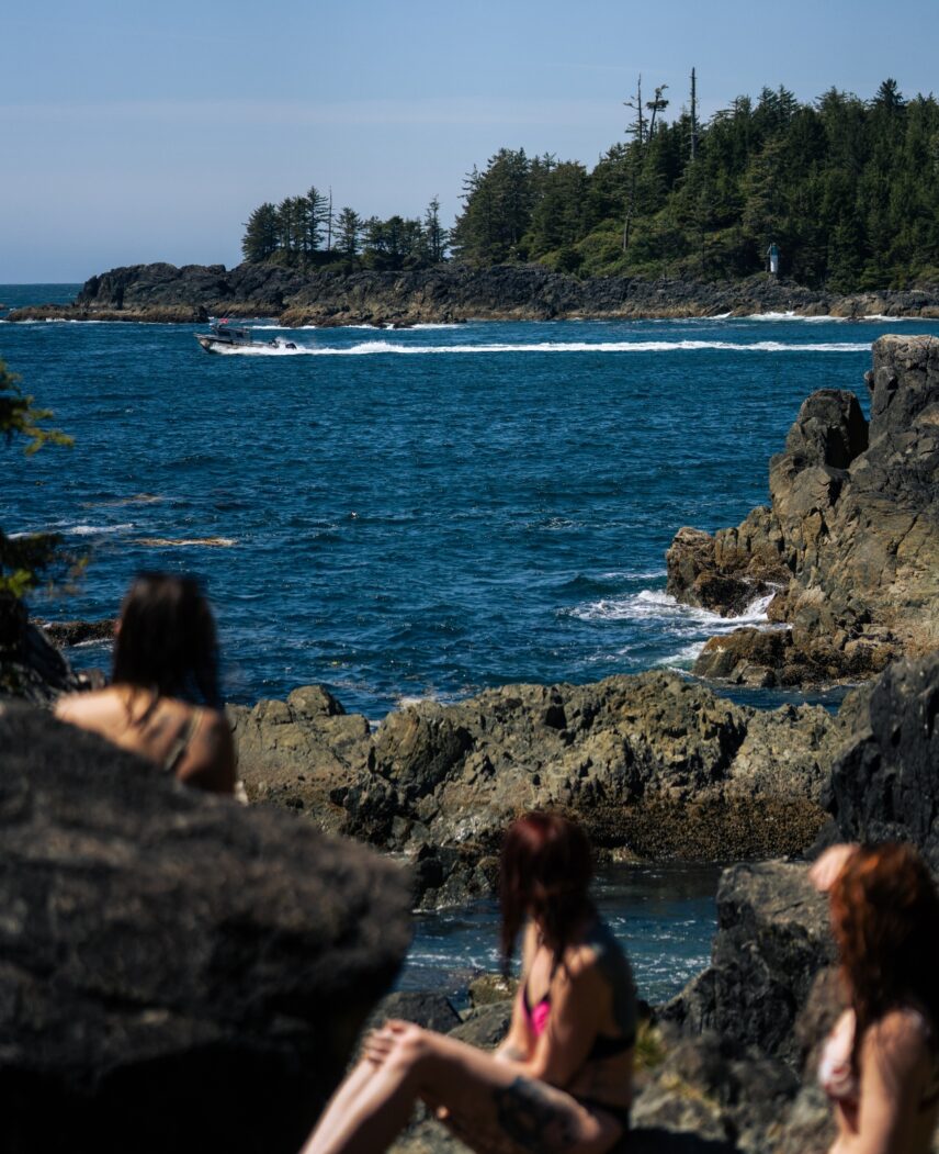 The view from Hot Springs Cove
